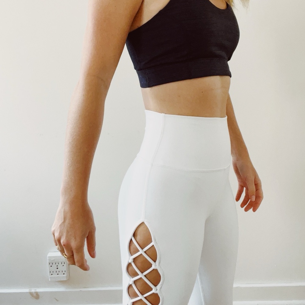 ALO Yoga Black and White Leggings